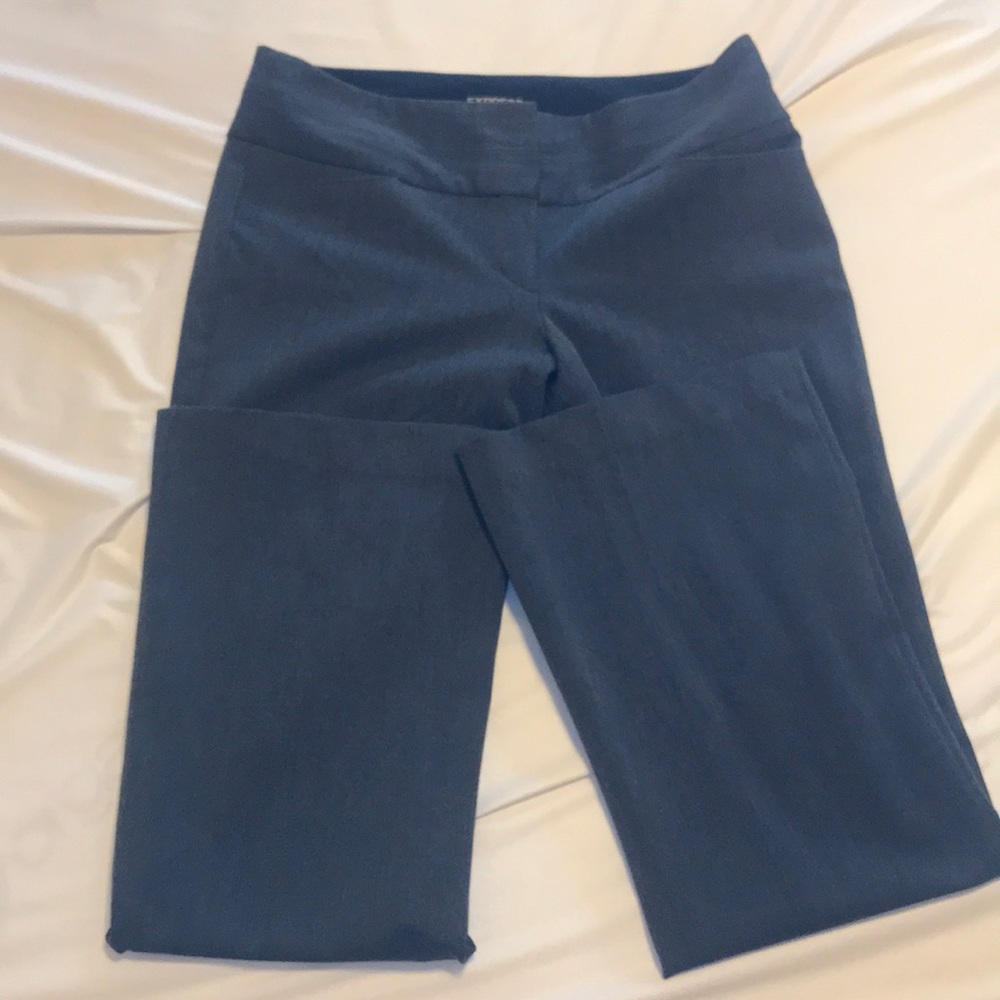 Charcoal gray Express Editor Dress Pant 6R